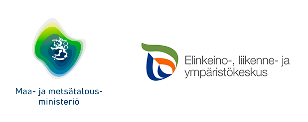 maa- ja metsätalousministeriön logo ja ELY-keskuksen logo.