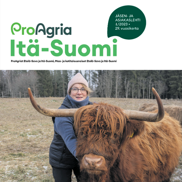 ProAgria Itä-Suomi lehti 1_2023 kansi